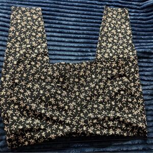 Floral Women's Navy Leggings